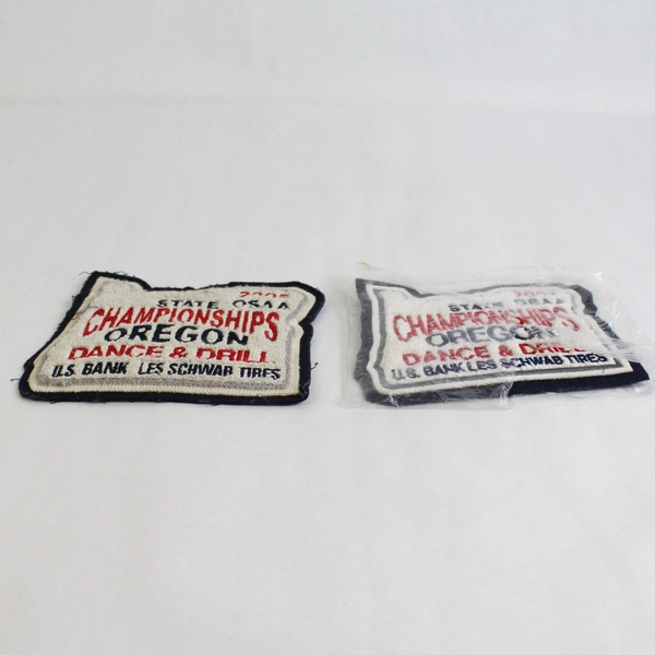 2 State OSAA Oregon Dance And Drill Championship Award Patches 2005 and 2007