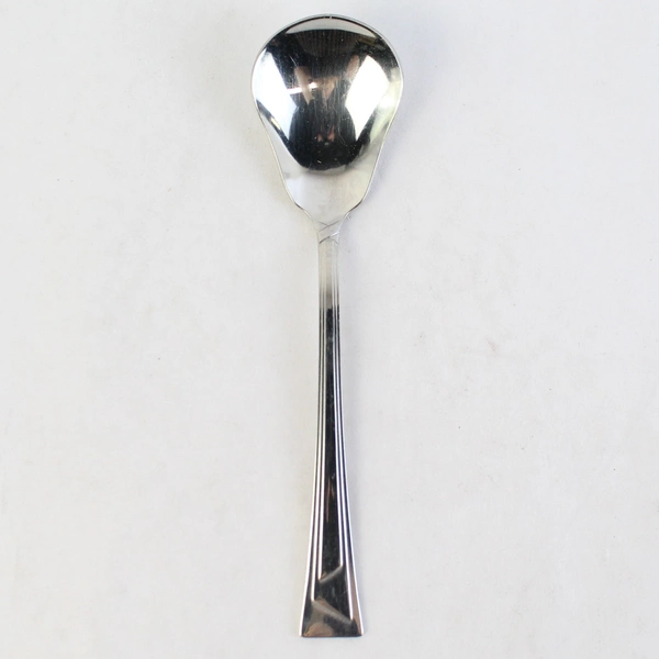Set of 2 Oneida Silver Ledges Stainless Steel Sugar Spoons