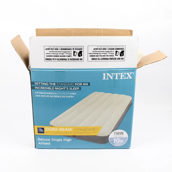 Intex Dura-Beam Standard Series Deluxe Single-High Airbed Twin Size