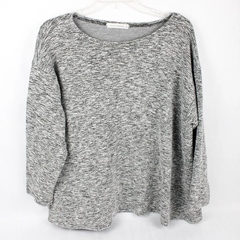 Cut Loose Gray Long-Sleeved Pullover Top Women's Size XL