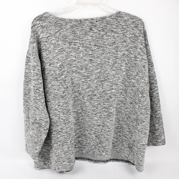 Cut Loose Gray Long-Sleeved Pullover Top Women's Size XL