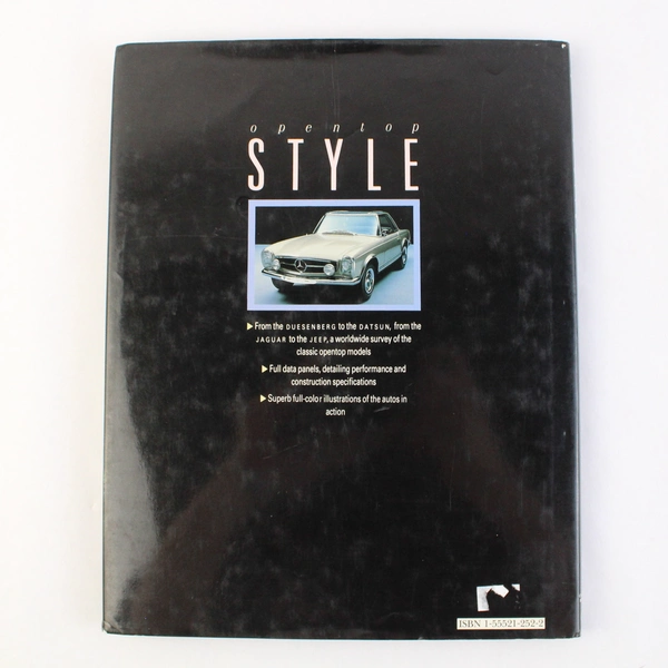 Open Top Style:A-Z of Convertible Automobiles by Graham Robson (1988, Hardcover)