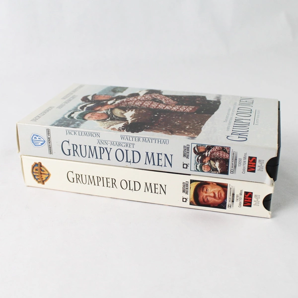 Grumpy Old Men & Grumpier Old Men VHS Tapes PG-13 Movies