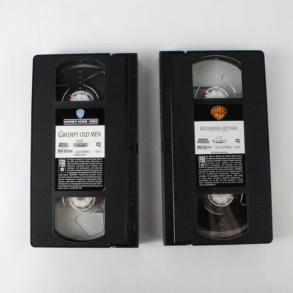 Grumpy Old Men & Grumpier Old Men VHS Tapes PG-13 Movies