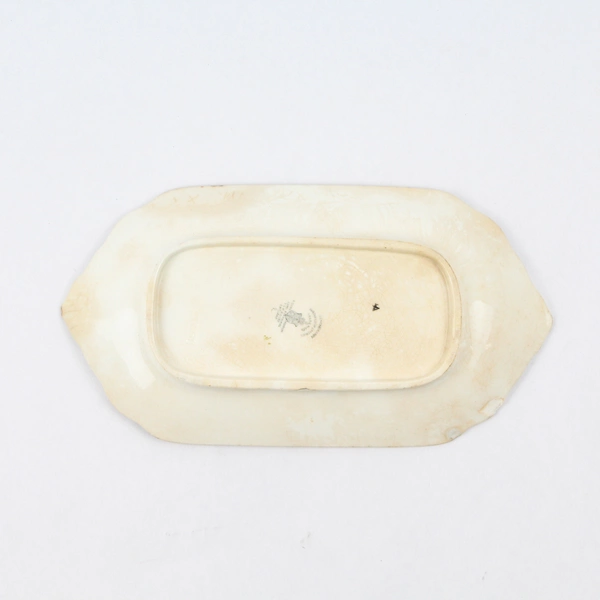 Antique TR Boote Waterloo Potteries Schonbrunn Trinket Tray Burslem England