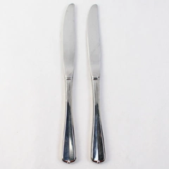Set of 2 Oneida Gala Impulse Stainless Steel Hollow Dinner Knives