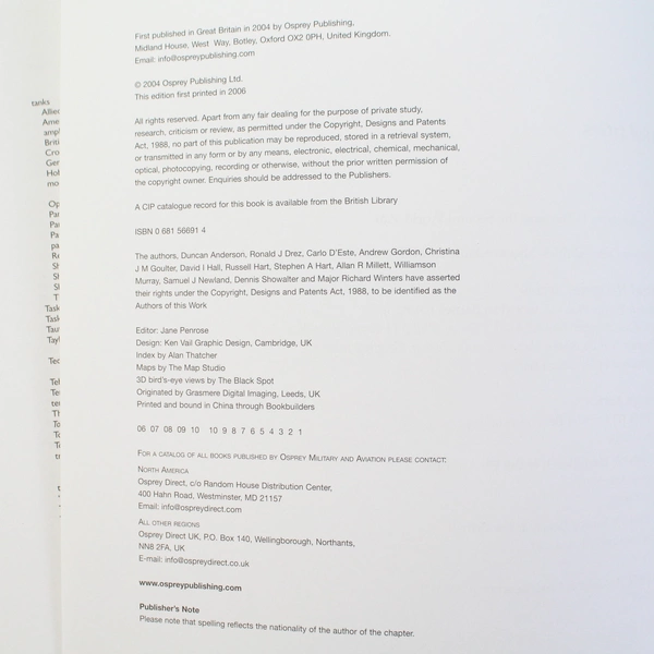 D-Day by Jane Penrose War II Military History 2006 Hardcover Dust Jacket