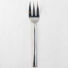 Crate & Barrel Oona Stainless Steel Cold Meat Serving Fork