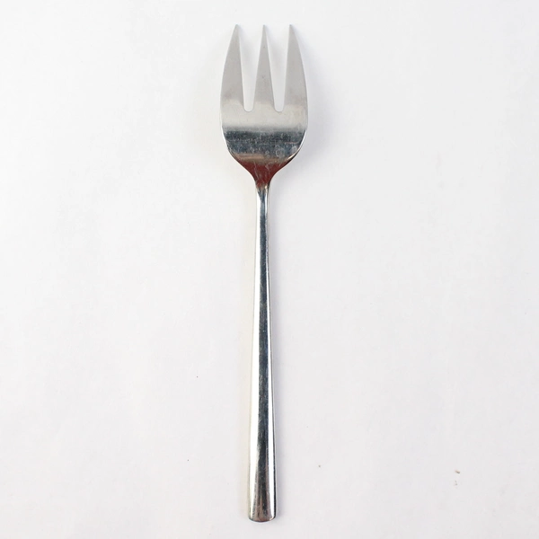 Crate & Barrel Oona Stainless Steel Cold Meat Serving Fork