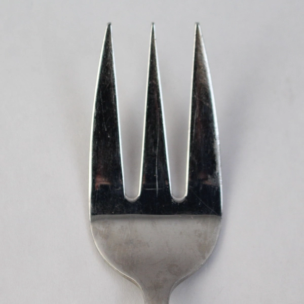 Crate & Barrel Oona Stainless Steel Cold Meat Serving Fork