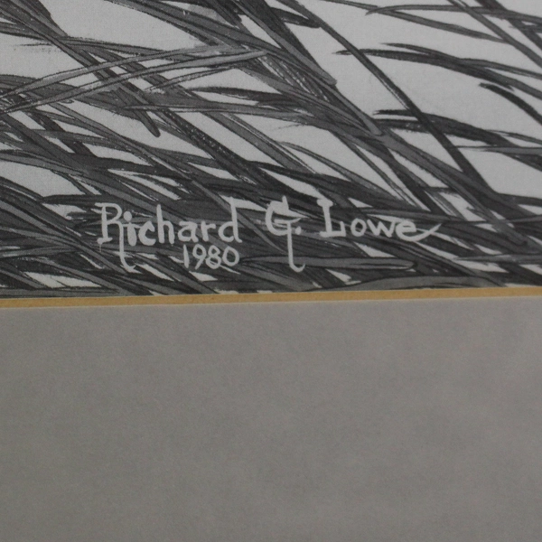 Framed And Matted Richard G Lowe Mallard Ducks Art Print Signed