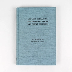 Law and Education Contemporary Issues & Court Decisions 1st Edition 1979 HC