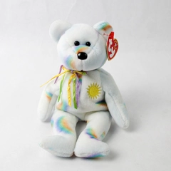 Ty Beanie Baby Cheery 2001 White Bear Plush Doll Toy With Tag