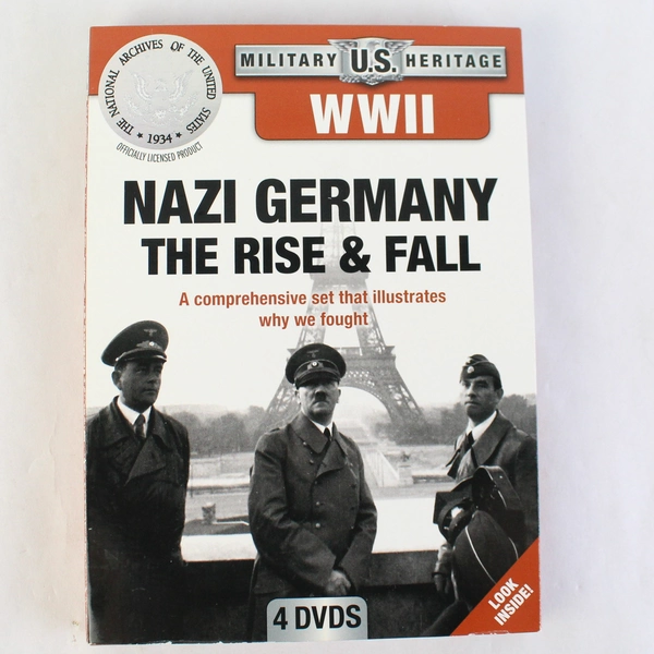WWII: Nazi Germany The Rise Fall DVD 2012 4-Disc Set Blu-Ray