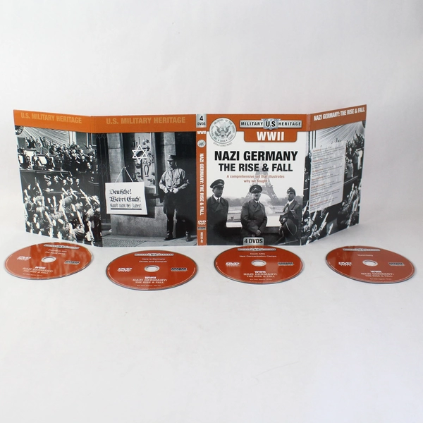 WWII: Nazi Germany The Rise Fall DVD 2012 4-Disc Set Blu-Ray