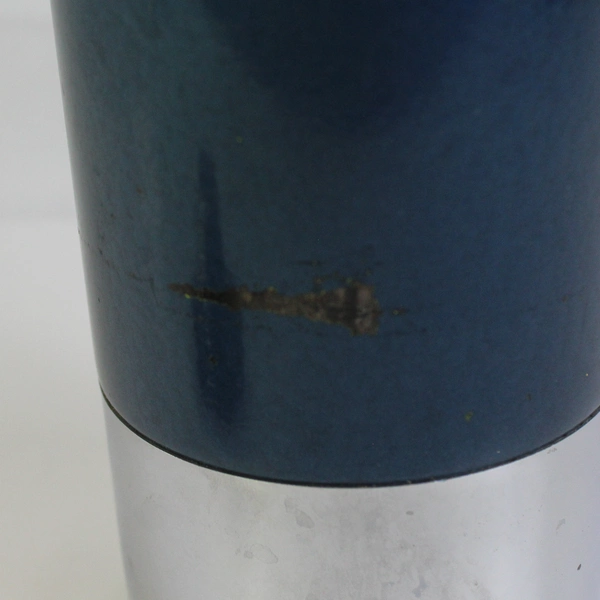 Vintage Thermos Co. King-Seeley Blue Thermos Bottle Model 2480 Flawed