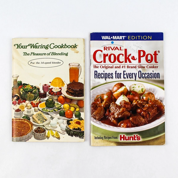 Vintage Lot Of 2 Instructions & Recipe Books For Different Kitchen Gadgets