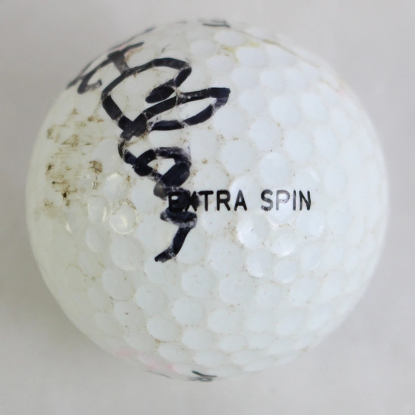 Precept EV White Golf Ball Game Used Autographed Bob St Clair