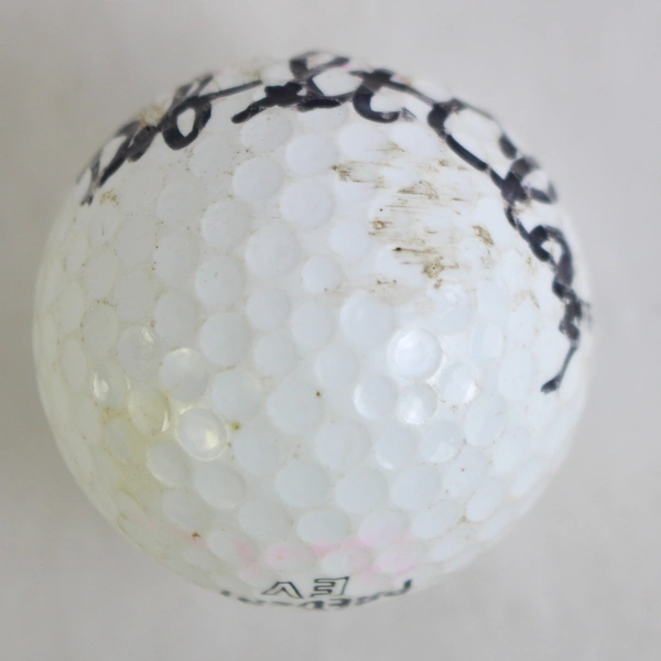 Precept EV White Golf Ball Game Used Autographed Bob St Clair