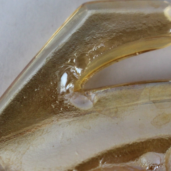 Vintage Indiana Kilarney Marigold Carnival Glass Divided Relish Dish 