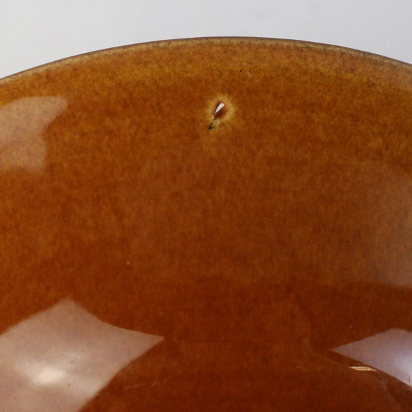 J C Penney Colin Cowie Brown Lotus Leaf Stoneware Soup Or Cereal Bowl