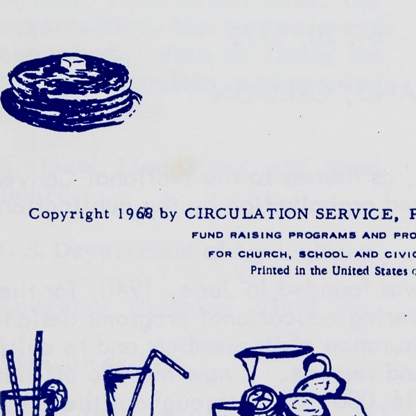 A Book Of Favorite Recipes by Insurance Women of Portland 1968 PB