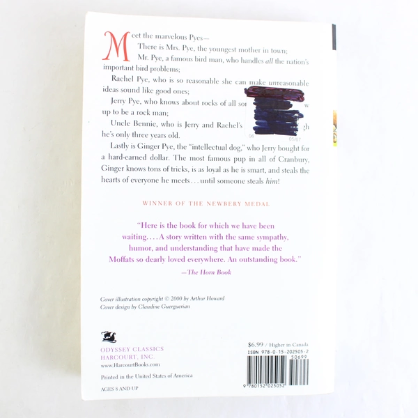 Ginger Pye A Children's Book by Eleanor Estes 2000 Paperback