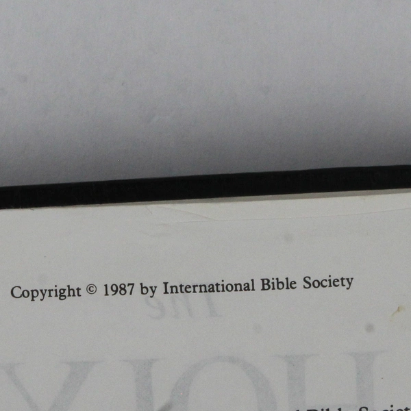 Holy Bible King James Version International Bible Society 1987 Hardcover