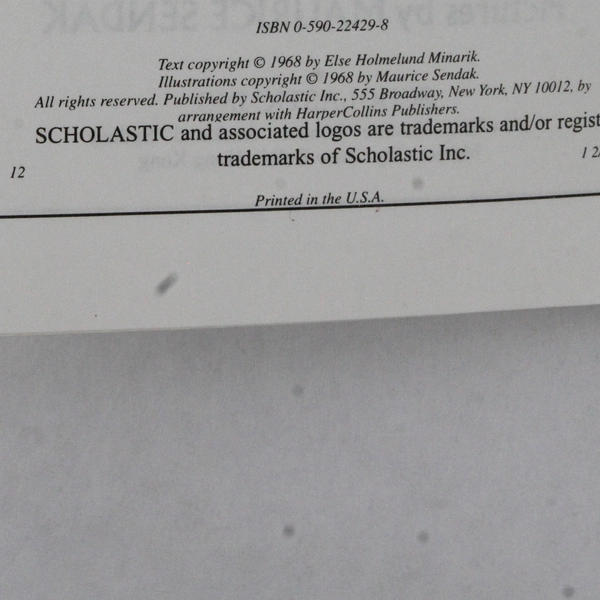 A Kiss for Little Bear by Else Holmelund Minarik An I Can Read Book 1968 PB