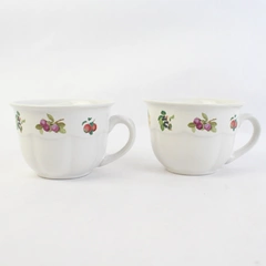 Set of 2 Gibson Fruit Orchard Coffee Tea Cups