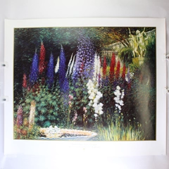 Greg Singley Garden of Earthly Delights 40x34 Lithograph Print Unsigned Unframed