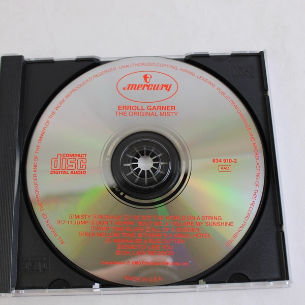 The Original Misty Audio CD Erroll Garner 1988 PolyGram Records