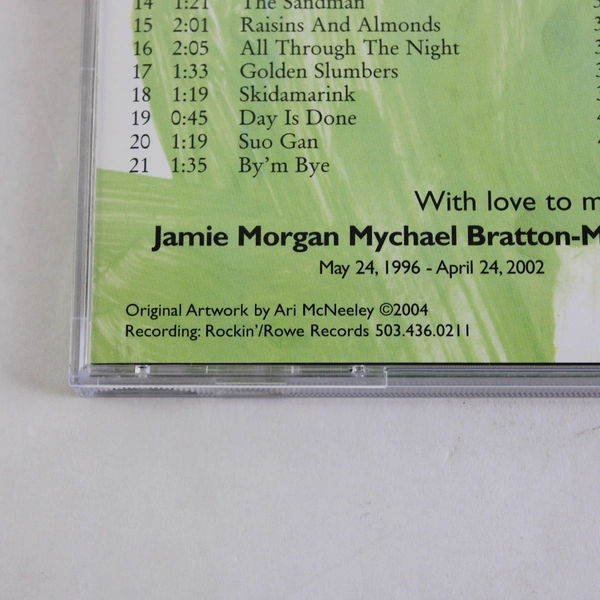 Lullabies CD Fran DeVoss and Jennifer Goodenberger 2004 Rockin' Rowe Records