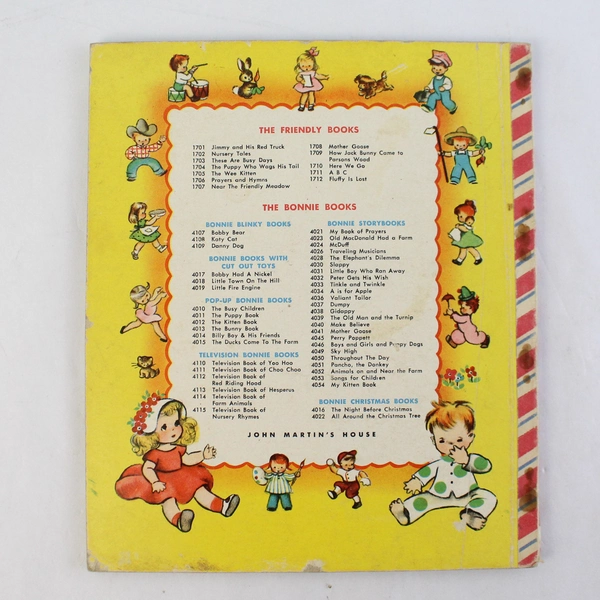 Vintage Near the Friendly Meadows A Friendly Book John Martin's House 1950 HC