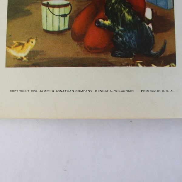 Vintage Near the Friendly Meadows A Friendly Book John Martin's House 1950 HC