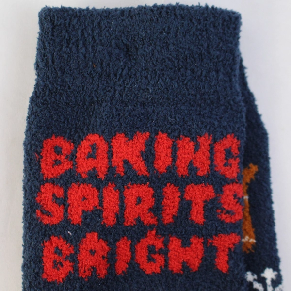 Wondershop Christmas Gingerbread Design Men's Super Soft Crew Socks Size 6-12