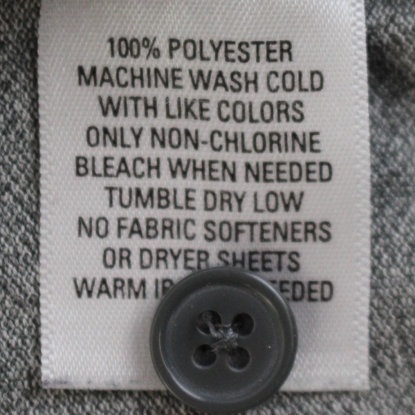 Great Northwest Gray Striped Polo Shirt Men's Size XL