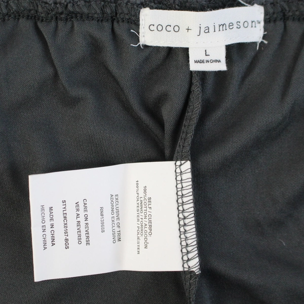 Coco + Jaimeson Dark Gray Shorts Women's Size Large