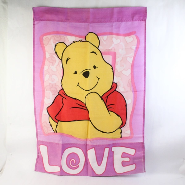 Winnie The Pooh Valentine's Day Decorative Outdoor Flag 28.5" x 42"