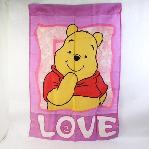 Winnie The Pooh Valentine's Day Decorative Outdoor Flag 28.5" x 42"