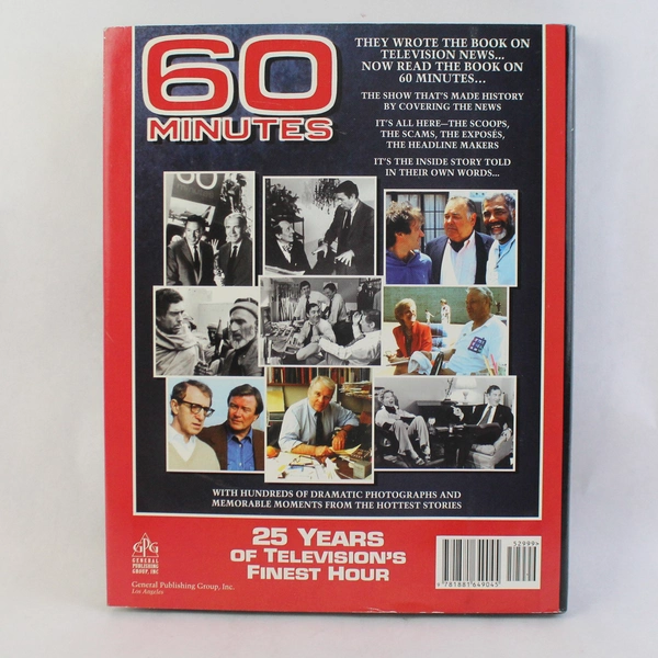 60 Minutes 25 Years of Television's Finest Hour by Frank Coffey 1993 HC DJ