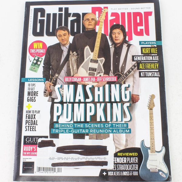 Guitar Player Magazine Dec 2018 - Smashing Pumpkins Cover Collectible