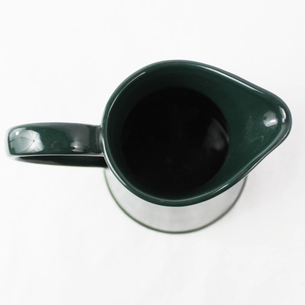 Allure Home Creation Emerald Green Beaded Pitcher Farmhouse Style