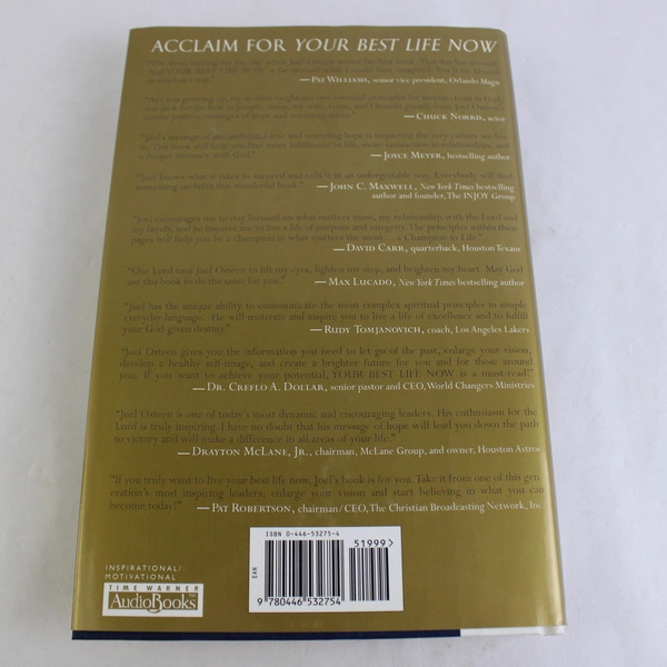 Your Best Life Now: 7 Steps to Living at Your Full Potential Joel Osteen 2004