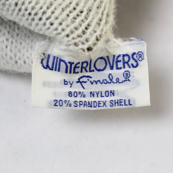 Vintage WinterLovers by Finale Burgundy Nylon Spandex Women's Gloves Size XS