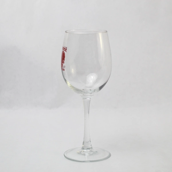 Vtg Set of 2 Michelbook Country Club Red Logo Wine Glasses 8" Tall