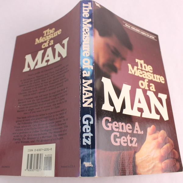 The Measure of a Man by Gene A. Getz 1974 Paperback