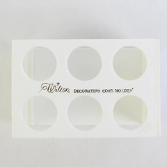 Vintage Wilton Plastic Decorating Cone Holder White