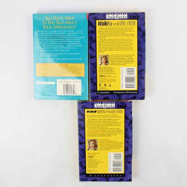 Lot of 3 Women's & Teens' Fitness Cassette Tape Audiobooks