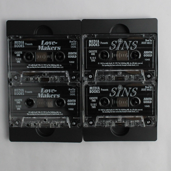 Lot of 2 Romance Fiction Novels by Judith Gould Cassette Audiobooks